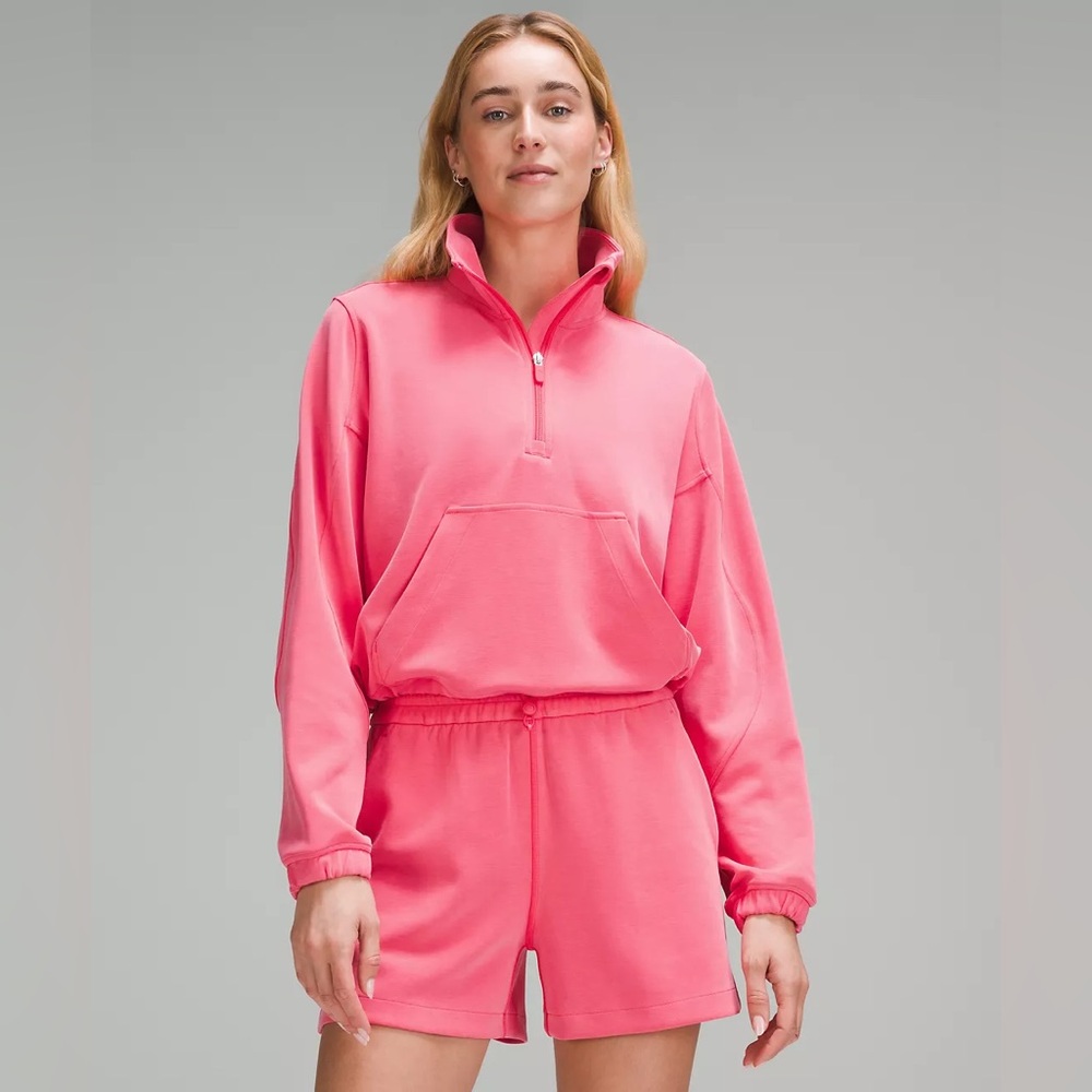 NWT Lululemon Brushed Softstreme Half Zip